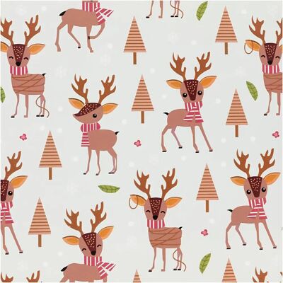 Bambi Ice Blue Wrapping Paper - Gift & Storage Bambi Ice Blue Wrapping Paper - Gift & Storage