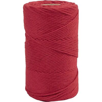 Creativ Company 977558 garen - Rood macramé koord Creativ Company 977558 garen - Rood macramé koord