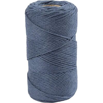 Creativ Company 977560 garen - Blauwe macramé-koord Creativ Company 977560 garen - Blauwe macramé-koord