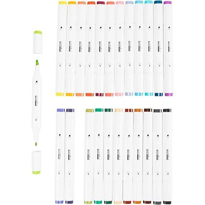 CC Hobby Drawing Markers - Extra Colour, Line 1+8mm, 24 pcs CC Hobby Drawing Markers - Extra Colour, Line 1+8mm, 24 pcs