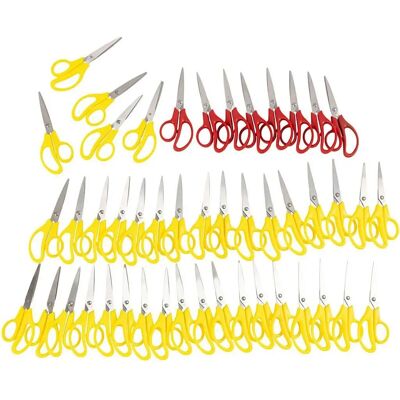 Creativ Company Kinderscheren - 48 Stück - 12,5 cm - für Linkshänder und Rechtshänder Creativ Company Kinderscheren - 48 Stück - 12,5 cm - für Linkshänder und Rechtshänder