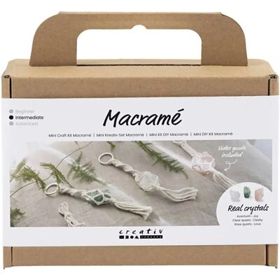 Kit di craft mini per portachiavi in macramé - DIY Kit Kit di craft mini per portachiavi in macramé - DIY Kit