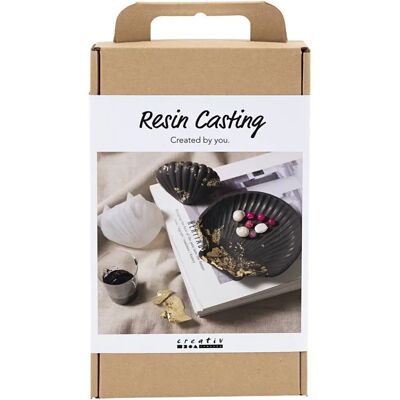 Creativ Company Resin Bastelset - Schwarz & Gold - Kunst/Deco Creativ Company Resin Bastelset - Schwarz & Gold - Kunst/Deco