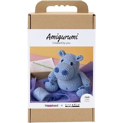 Creativ Company 977866 Umělecký/řemeslný hračka - Amigurumi Hippo, Modrá Creativ Company 977866 Umělecký/řemeslný hračka - Amigurumi Hippo, Modrá