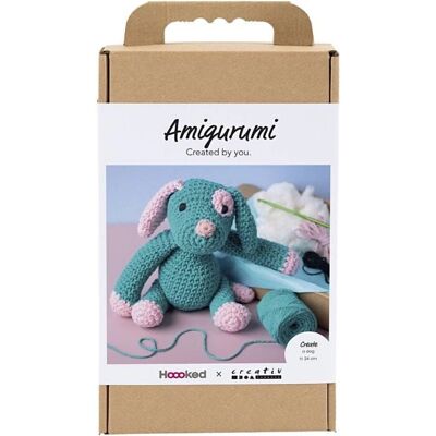 Creativ Company 977870 Umělecká/řemeslná hračka - Amigurumi štěně, pastelově růžové a tmavě tyrkysové Creativ Company 977870 Umělecká/řemeslná hračka - Amigurumi štěně, pastelově růžové a tmavě tyrkysové