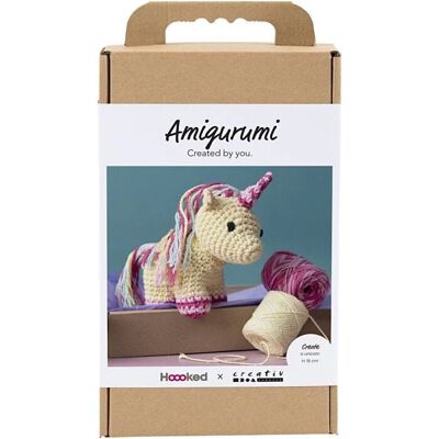 Creativ Company 977871 Kunsthandwerks-Spielzeug - Regenbogen Amigurumi Einhorn Creativ Company 977871 Kunsthandwerks-Spielzeug - Regenbogen Amigurumi Einhorn