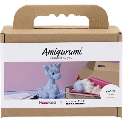Creativ Company 977878 Hellblauer Amigurumi-Giraffe - Kunsthandwerksspielzeug Creativ Company 977878 Hellblauer Amigurumi-Giraffe - Kunsthandwerksspielzeug