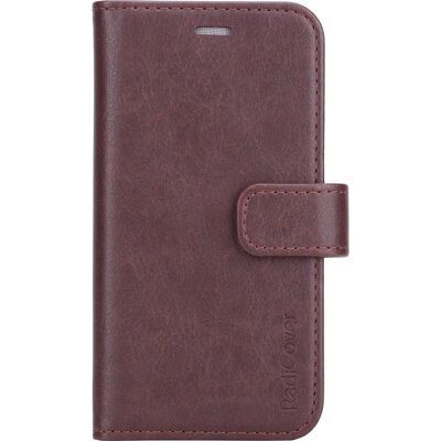 Radicover iPhone 12 Mini - Vegansk Læder Flip Cover - 86% Strålingsbeskyttelse - Brun Radicover iPhone 12 Mini - Vegansk Læder Flip Cover - 86% Strålingsbeskyttelse - Brun
