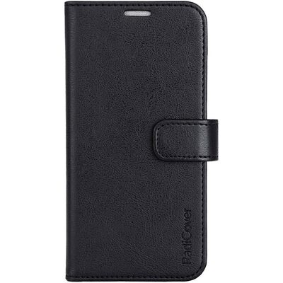 Radicover iPhone 15 Pro Anti-Strahlung Veganes Leder Flip Cover - Schwarz Radicover iPhone 15 Pro Anti-Strahlung Veganes Leder Flip Cover - Schwarz