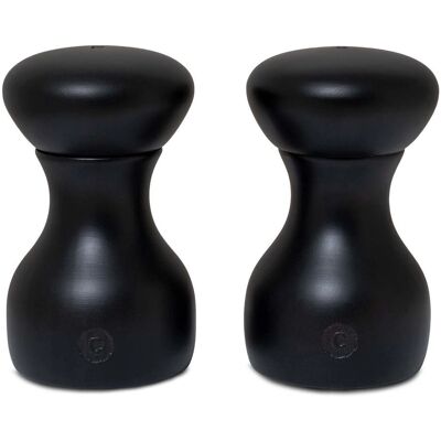 CrushGrind Lyon Salt & Pepper Kverner Svart - 2 stk. sett CrushGrind Lyon Salt & Pepper Kverner Svart - 2 stk. sett