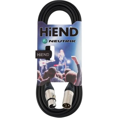 HiEnd med Neutrik XLR till XLR-kabel - 5 meter - Mikrofon & ljudutrustning HiEnd med Neutrik XLR till XLR-kabel - 5 meter - Mikrofon & ljudutrustning