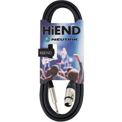 HiEnd Neutrik XLR till Jack-kabel - 3m HiEnd Neutrik XLR till Jack-kabel - 3m
