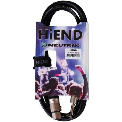 HiEnd Neutrik XLR till Jack-kabel - 3m HiEnd Neutrik XLR till Jack-kabel - 3m