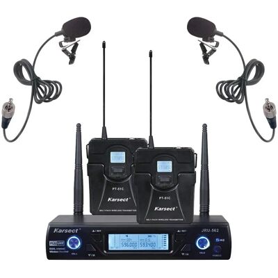 Karsect - JRU-562/PT-51C/LT-11A - Wireless lav mic set Karsect - JRU-562/PT-51C/LT-11A - Wireless lav mic set