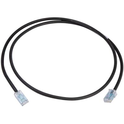 Commscope Modell CO199K2-01F005 Ethernet-Kabel - Cat 6A U/UTP, Schlank 4,95mm, 5 Fuß, Schwarz Commscope Modell CO199K2-01F005 Ethernet-Kabel - Cat 6A U/UTP, Schlank 4,95mm, 5 Fuß, Schwarz