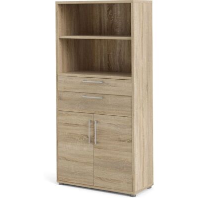 ebuy24 Prisme Kontorarkiv - 2 Rom, 2 Skuffer, 2 Dører - Eik Finish ebuy24 Prisme Kontorarkiv - 2 Rom, 2 Skuffer, 2 Dører - Eik Finish