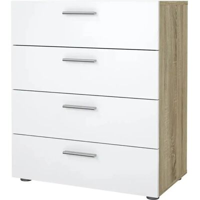 Sconto Pelileo Weiß 70x82x40,3cm Kommode Sconto Pelileo Weiß 70x82x40,3cm Kommode