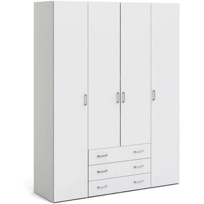 ALTRI Weißer Schrank - 4-türig, 3 Schubladen - Schrank ALTRI Weißer Schrank - 4-türig, 3 Schubladen - Schrank