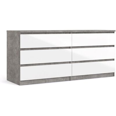 Home Affaire Naia Wide Chest of 6 Drawers - Chest of Drawers Home Affaire Naia Wide Chest of 6 Drawers - Chest of Drawers