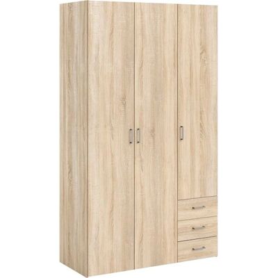 INOSIGN Raumkleiderschrank - 3 Türen, 5 Einlegeböden, 1 Stange - Kleiderschrank INOSIGN Raumkleiderschrank - 3 Türen, 5 Einlegeböden, 1 Stange - Kleiderschrank