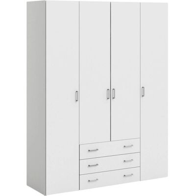 INOSIGN Space Kleiderschrank - 4 Türen, 10 Regale, 1 Stange INOSIGN Space Kleiderschrank - 4 Türen, 10 Regale, 1 Stange