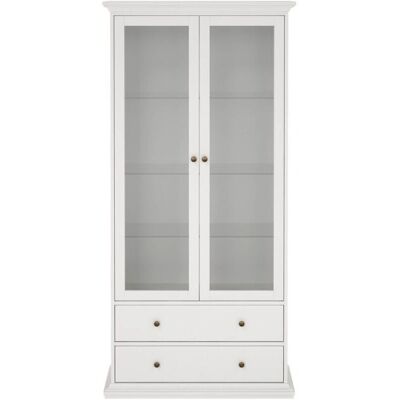 Tvilum Paris Vitrineskap - Bianco - Vitrineskap Tvilum Paris Vitrineskap - Bianco - Vitrineskap