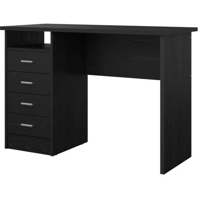 INOSIGN Function Plus Skrivebord - 4 Skuffer, Svart Esche INOSIGN Function Plus Skrivebord - 4 Skuffer, Svart Esche