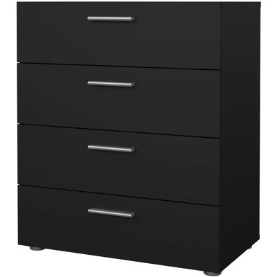 Sconto Schwarze 70x82x40cm Kommode Sconto Schwarze 70x82x40cm Kommode
