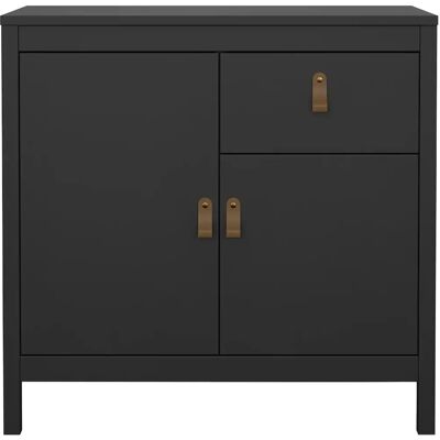 Home affaire Madrid Sideboard - Schwarz, 2 Türen, 1 Schublade Home affaire Madrid Sideboard - Schwarz, 2 Türen, 1 Schublade