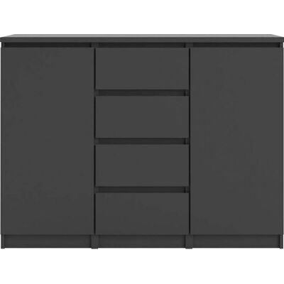 INOSIGN Naia Skab - Moderne, Sort, 120,8cm INOSIGN Naia Skab - Moderne, Sort, 120,8cm