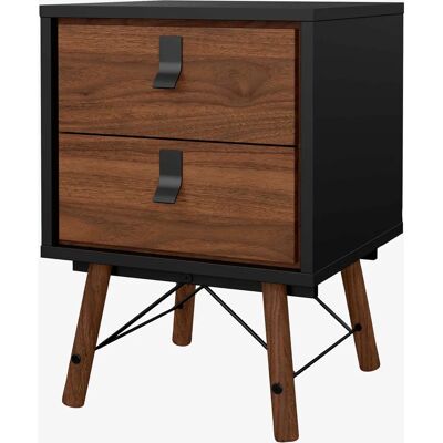 Nachttisch ANDAS RY - 2 Schubladen, Skandinavisches Design Nachttisch ANDAS RY - 2 Schubladen, Skandinavisches Design