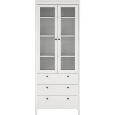 Ebuy24 Madrid Vitrinenschrank - Glastüren - 78x33cm Ebuy24 Madrid Vitrinenschrank - Glastüren - 78x33cm