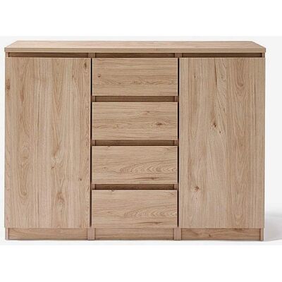 Sconto Holzfarben Sideboard - Modern Hickory-Aufbewahrung Sconto Holzfarben Sideboard - Modern Hickory-Aufbewahrung