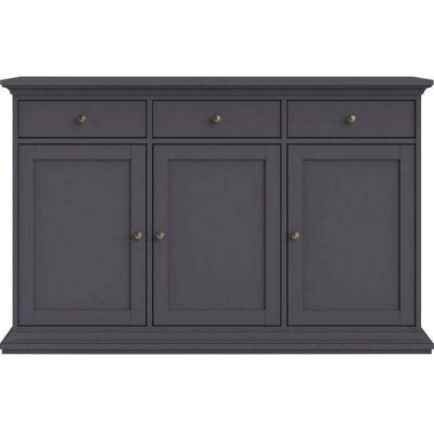 Home Affäre Paris Grau Sideboard - Sideboard Home Affäre Paris Grau Sideboard - Sideboard