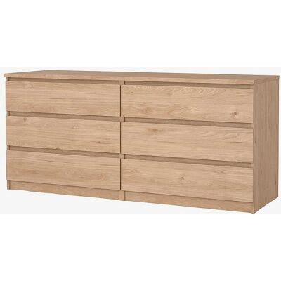 HOME AFFAIRE Naia Sideboard - 6 Schubladen, Hochglanz, Wandmontage HOME AFFAIRE Naia Sideboard - 6 Schubladen, Hochglanz, Wandmontage