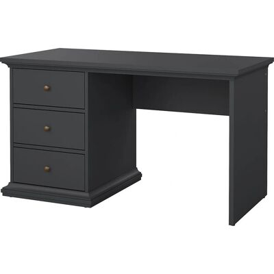 Home Affair Paris Skrivebord - Grå - 130cm Bredde - Moderne landstil Home Affair Paris Skrivebord - Grå - 130cm Bredde - Moderne landstil
