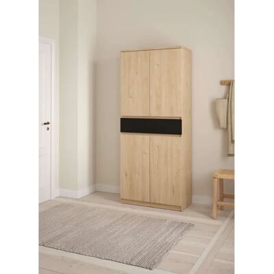Naia Schuhschrank - 4 Türen, 1 Schublade, Modernes Design Naia Schuhschrank - 4 Türen, 1 Schublade, Modernes Design