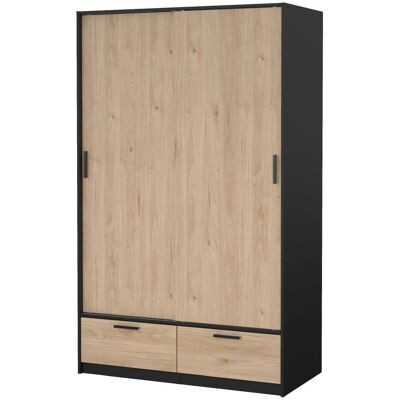 Ebuy24 - Line - Valnøtt dekor - 122x61 cm - Wardrobe Ebuy24 - Line - Valnøtt dekor - 122x61 cm - Wardrobe