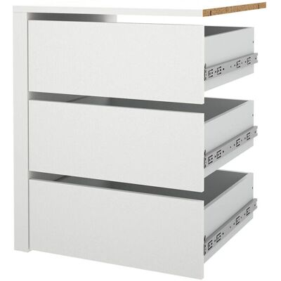 Ebuy24 - Catania - Blanco - 70x55 cm - Drawer Insert Ebuy24 - Catania - Blanco - 70x55 cm - Drawer Insert