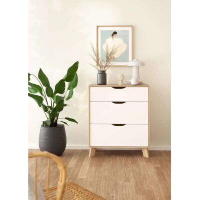 Andas Ikast Weiß Skandinavischer Sideboard - Sideboard Andas Ikast Weiß Skandinavischer Sideboard - Sideboard