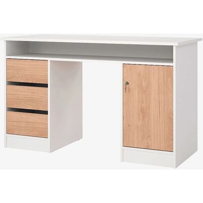 Ebuy24 - FunctionPlus - Hvit - 126x55cm Skrivebord Ebuy24 - FunctionPlus - Hvit - 126x55cm Skrivebord