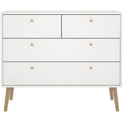 Ebuy24 - Bodo - Hvid - 99x40x82 cm - dresser Ebuy24 - Bodo - Hvid - 99x40x82 cm - dresser
