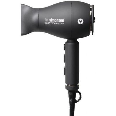 HH Simonsen Kompakter 2000W Haartrockner - Schwarz - Softstyler inklusive HH Simonsen Kompakter 2000W Haartrockner - Schwarz - Softstyler inklusive