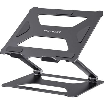 Philbert - Laptop/Tablet Stander/Desk Universel med nøgle, SpaceGray Philbert - Laptop/Tablet Stander/Desk Universel med nøgle, SpaceGray