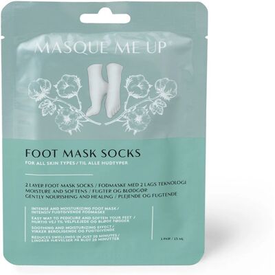 Masque Me Up Fodpeelingmaske - Nærende og Fugtighedsbevarende - Fodmaske Masque Me Up Fodpeelingmaske - Nærende og Fugtighedsbevarende - Fodmaske