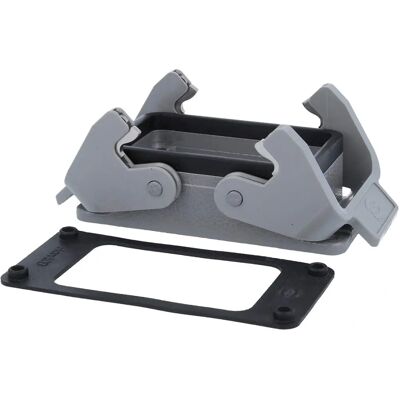 Harting Harting HAN B Gehäuse - Metall, IP65, Niedrig Profil Harting Harting HAN B Gehäuse - Metall, IP65, Niedrig Profil