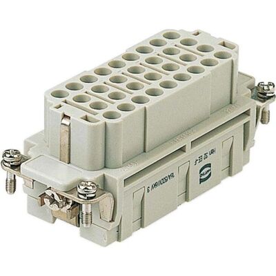 Harting 09320323101 Crimpanschluss - 32 Kontakte, 16A, Polycarbonat, V0, -40°C-125°C - Elektrischer Anschluss Harting 09320323101 Crimpanschluss - 32 Kontakte, 16A, Polycarbonat, V0, -40°C-125°C - Elektrischer Anschluss
