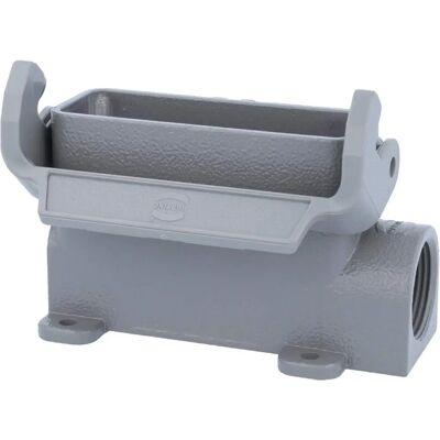 Harting Oberflächenmontagegehäuse Han 16A - IP65, Aluminium, Seitlich Harting Oberflächenmontagegehäuse Han 16A - IP65, Aluminium, Seitlich