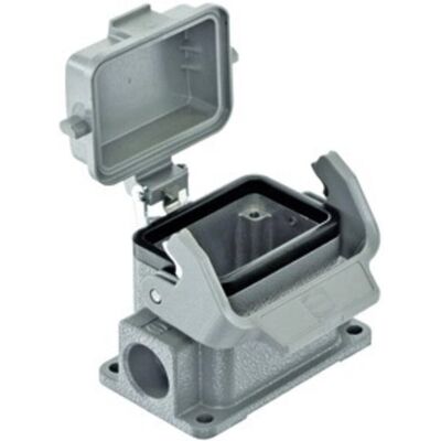 Boîtier de socle Harting 6B avec entrée M20, Support, Capuchon en plastique - Boîtier Boîtier de socle Harting 6B avec entrée M20, Support, Capuchon en plastique - Boîtier
