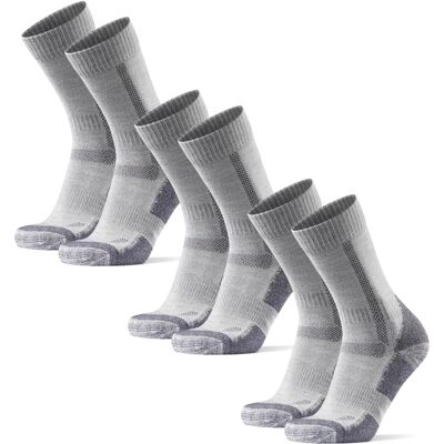 Danish Endurance Merino Hiking x3 - Socks - Grey - Hiking Socks Danish Endurance Merino Hiking x3 - Socks - Grey - Hiking Socks